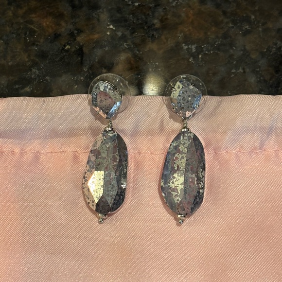 Kate Spade Treasure Trove Silver Drop Earrings - Picture 3 of 6